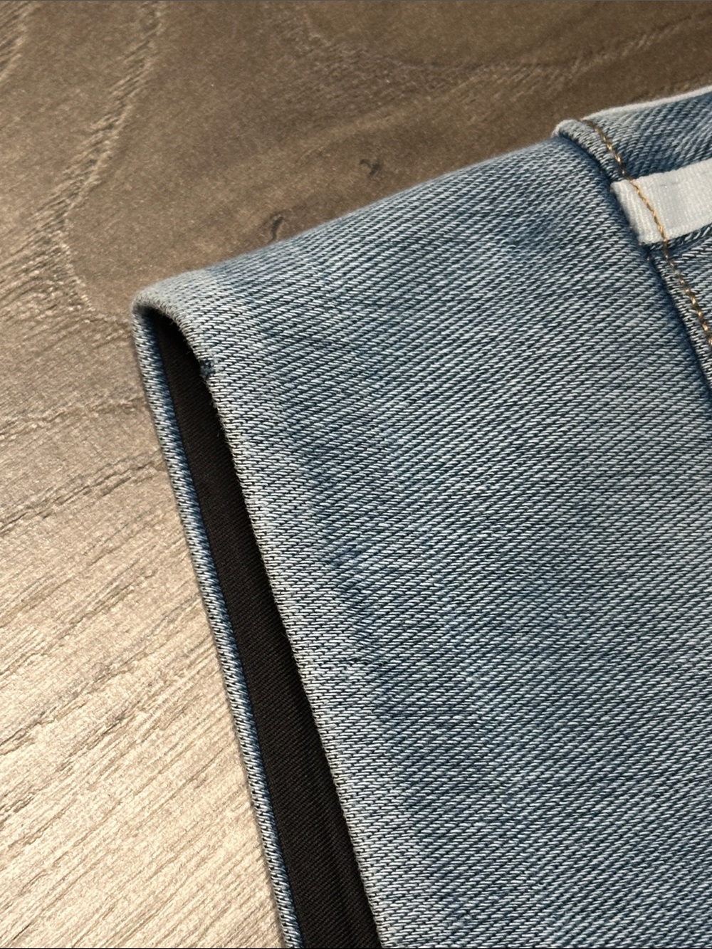 Halara Flex High Waisted Stripe Wide Leg Flowy Washed Casual Jeans Blue XS Tall - Picture 14 of 14